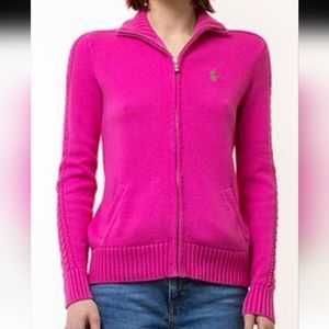 Ralph Lauren Sport y2k Pink Knitted Sweater Sz Medium